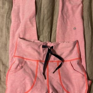 Pink Lululemon Pants Size 4